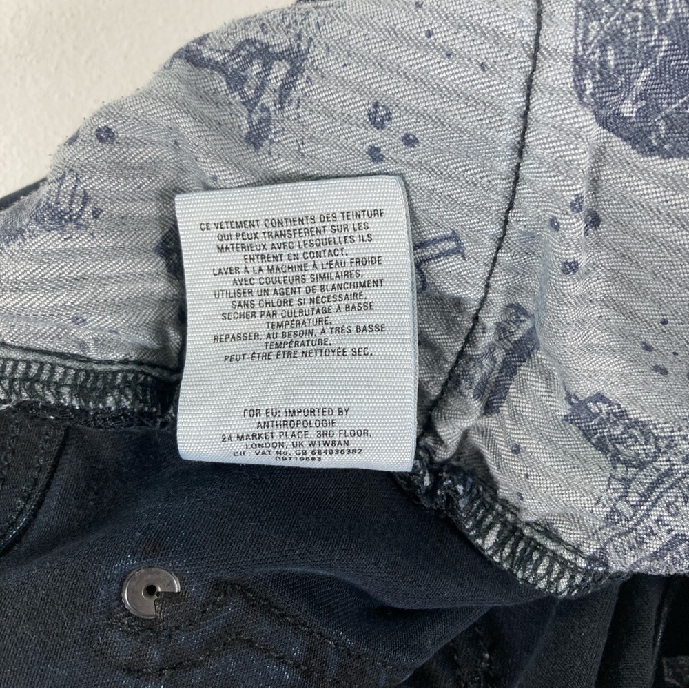 Pilcro and the Letterpress Jeans Womens Size 27 Black High-Rise Skinny Casual - Picture 14 of 16